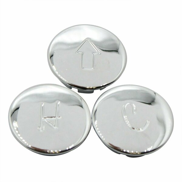 Thrifco Plumbing Index Buttons for Price Pfister Faucets, Chrome, Replaces Danco 4401593